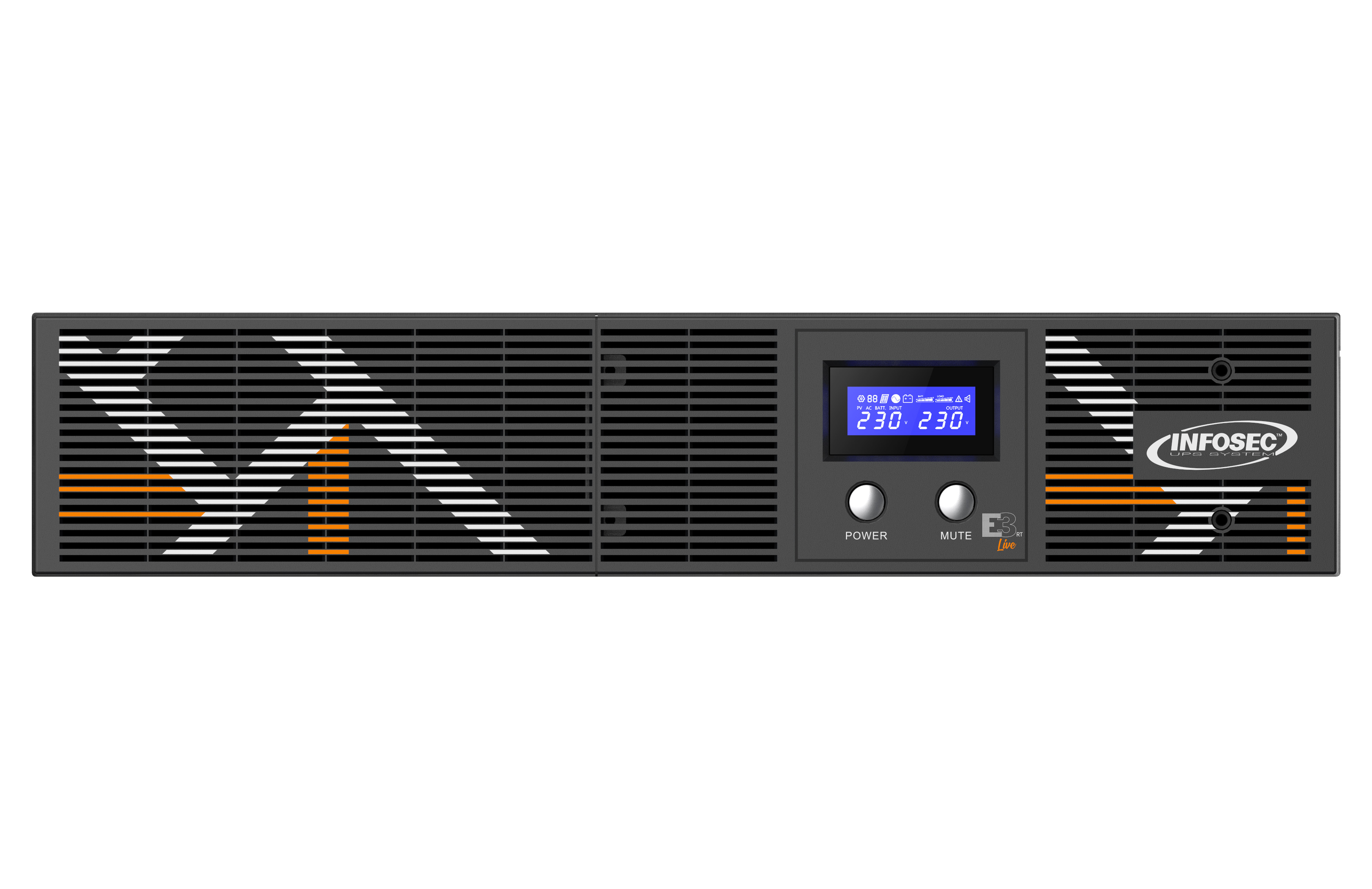 E3 Live 2200 RT - Onduleur On Line Performance 2200 VA (2U) -- 4 Prises IEC